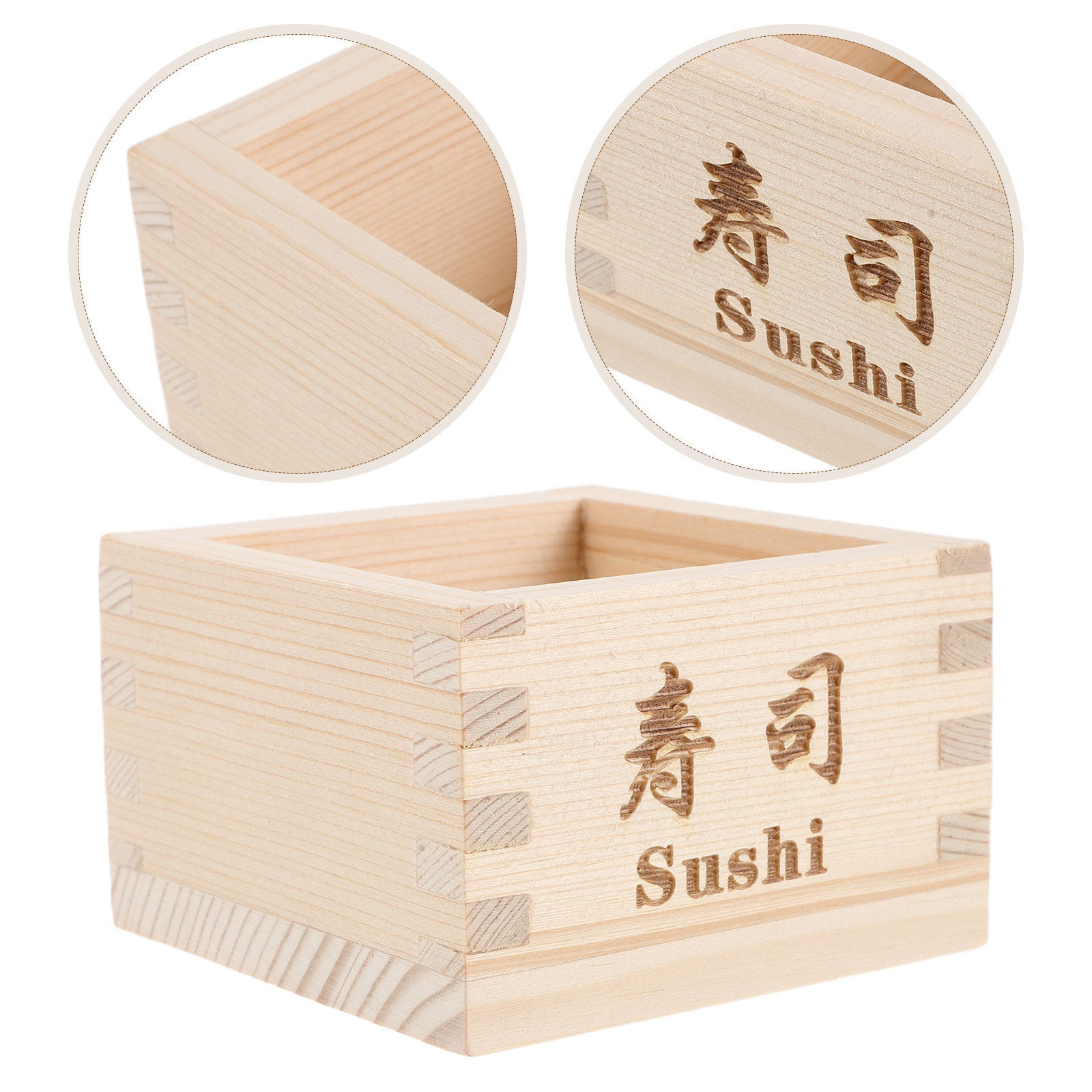 Food Snacks Box - Japanese Masu Sake Cup Wooden Masu