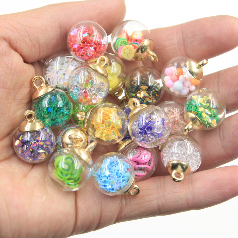 Dried Fruit Mix - 10pcs Charms Fruit Dried Flower Shiny