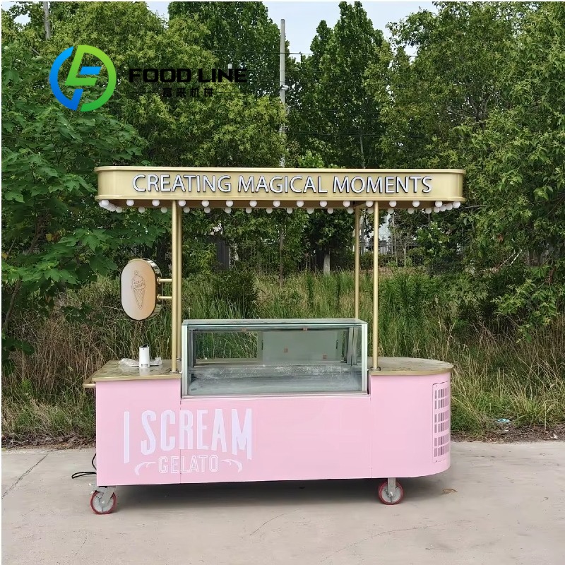 Food Snacks Vending Machine - WholesaleCustomized Mobile Food Street Vending Cart