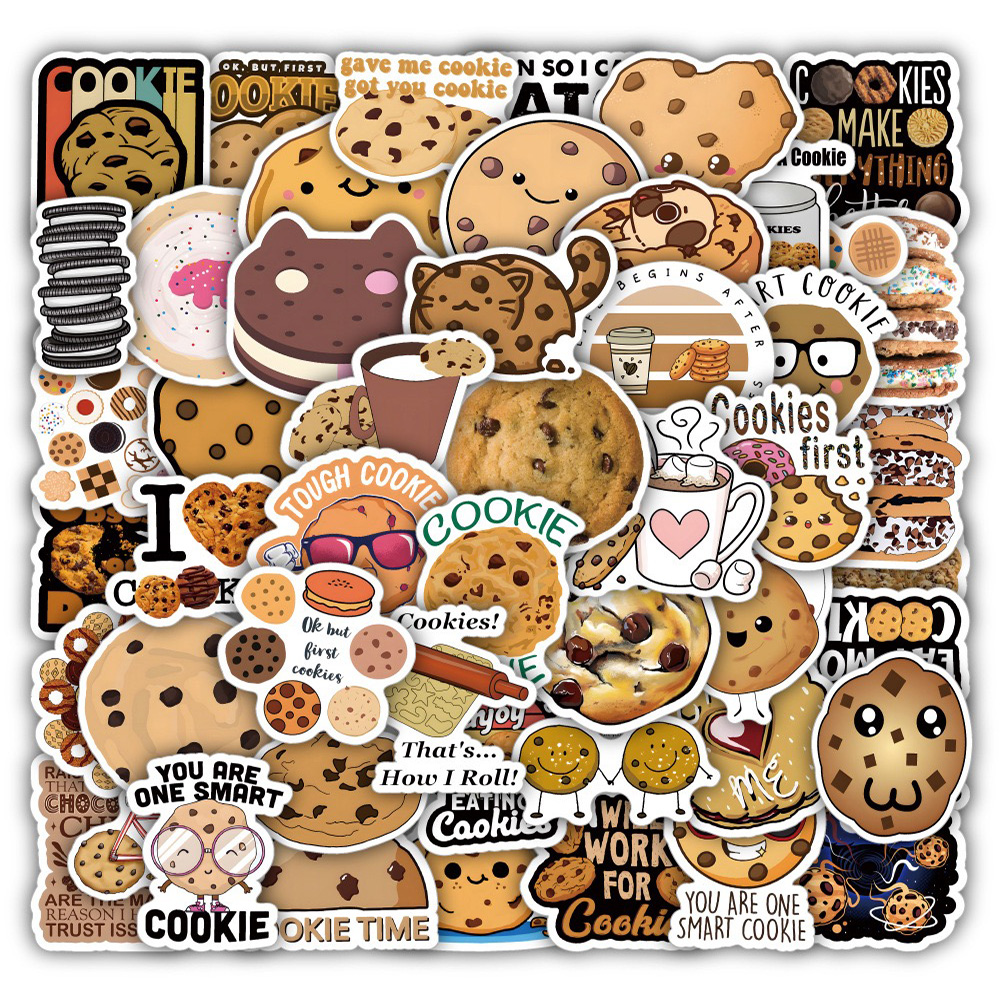 Food Snacks Chips - 10/30/50PCS Cartoon Food Chocolate Chip Cookie