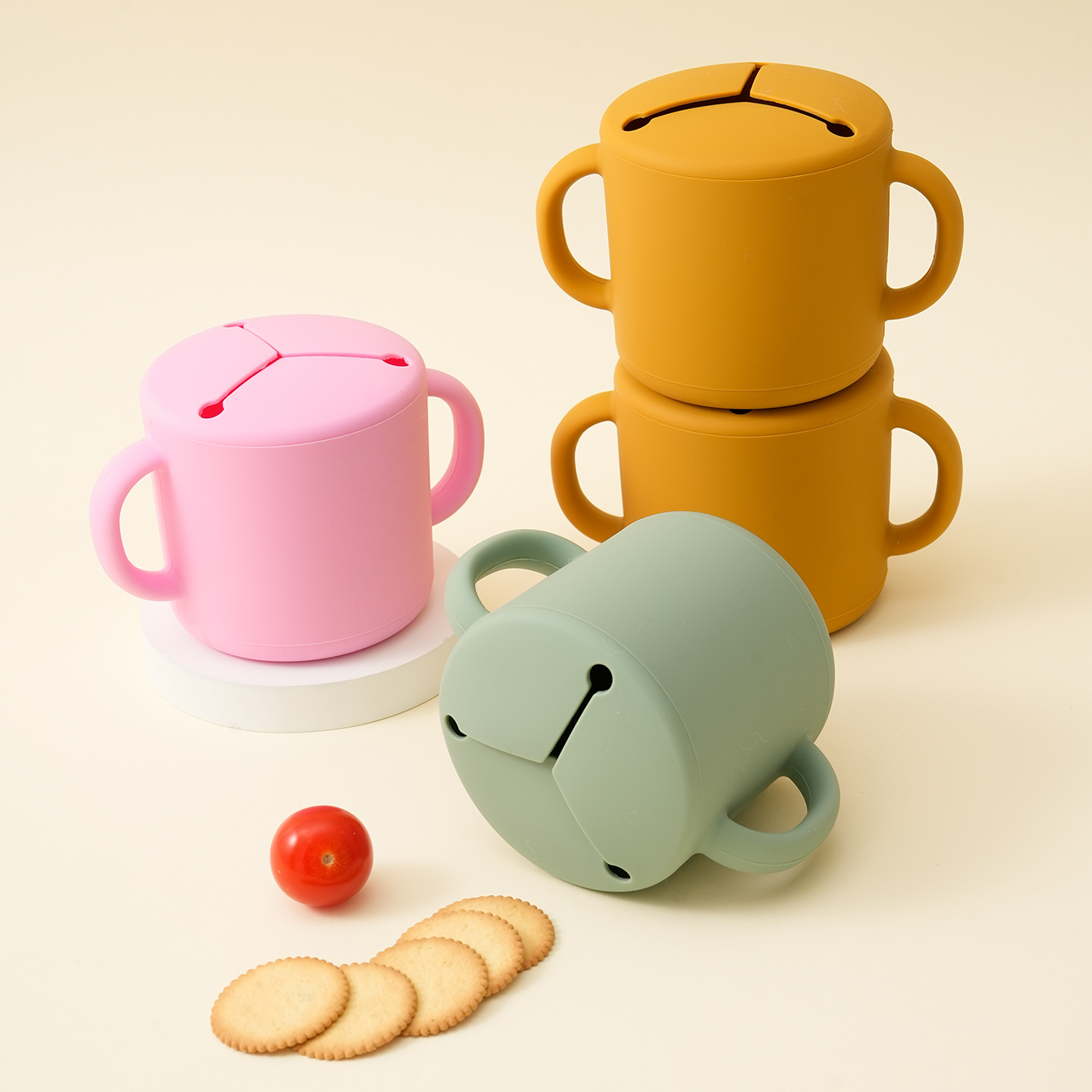 Food Snacks For Kids - Color Kids 1PCS Silicone Baby Training
