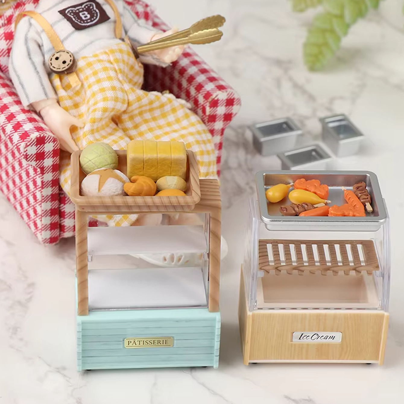 Dollhouse Miniature Bread Cabi - Snacks Food Usa review and price