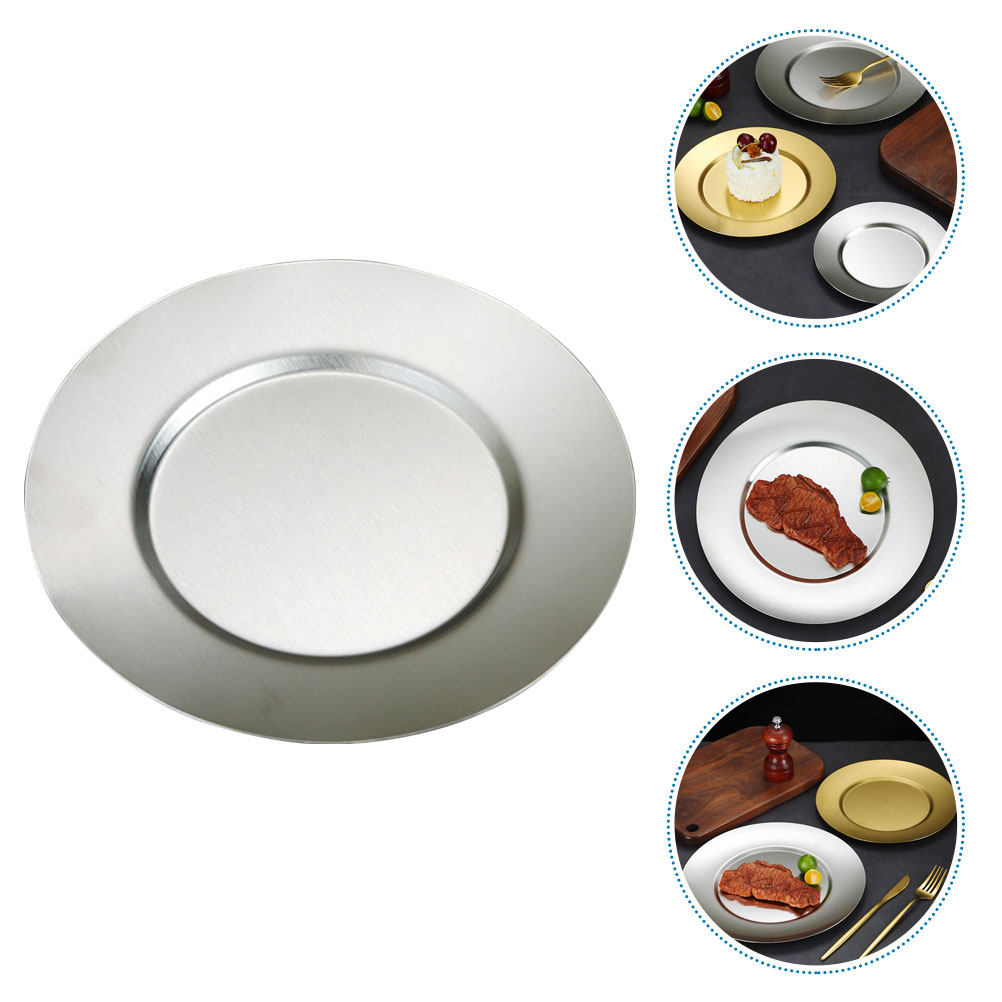 Stainless Steel Plate Round Fo - Food Snacks For Camping review and price