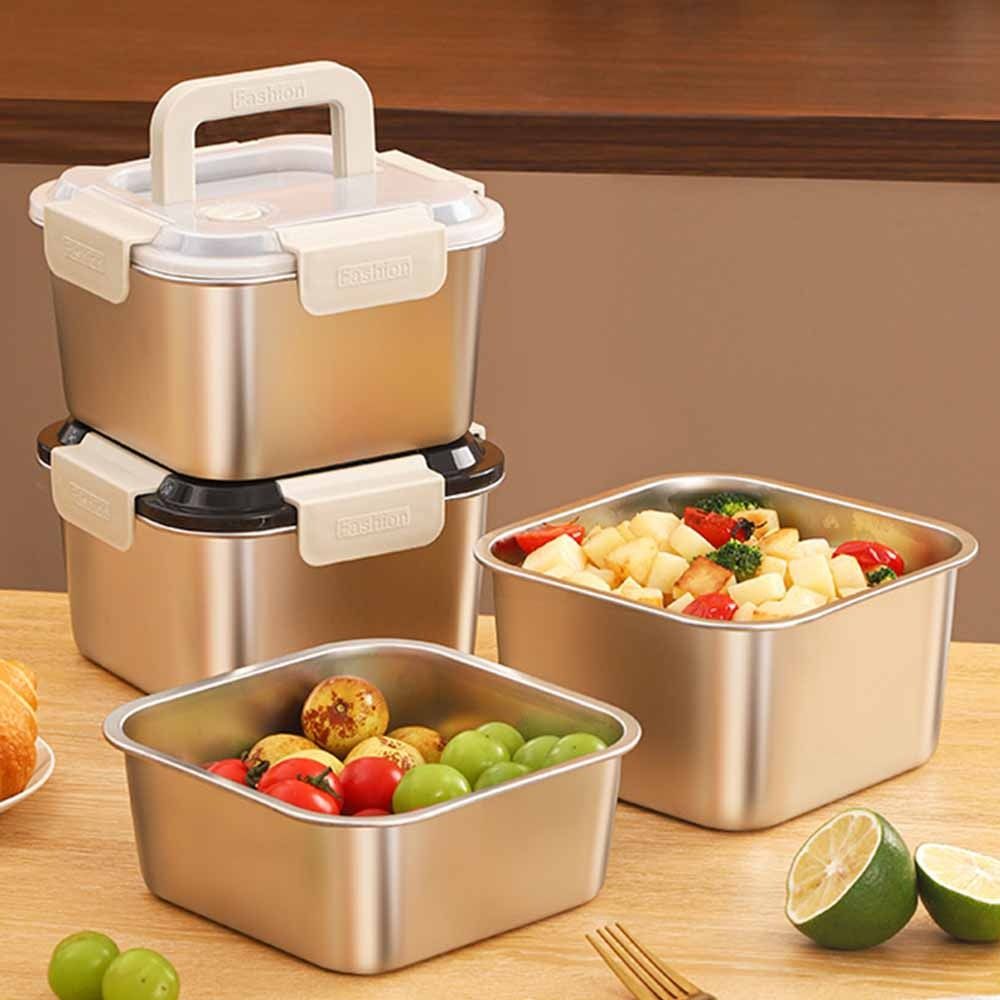 1800ML Stainless Steel Crisper - Food Snacks For Camping review and price