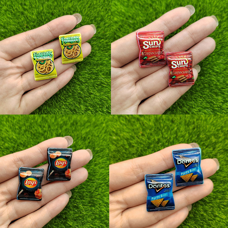 10Pcs Mini Snack Food Dollhous - Food Snacks Chips review and price