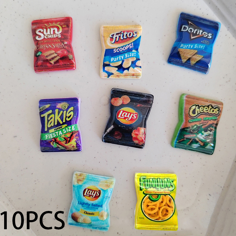 10Pcs Mini Snack Food Dollhous - Food Snacks Chips review and price