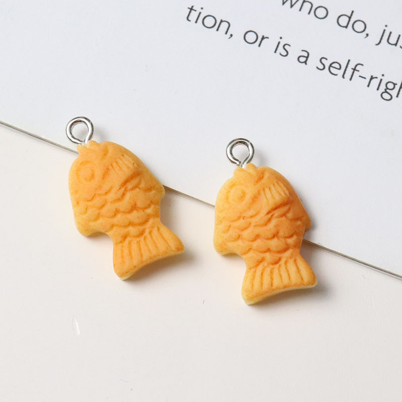 10pcs Kawaii Taiyaki Fish Char - Zinc Food Snacks review and price