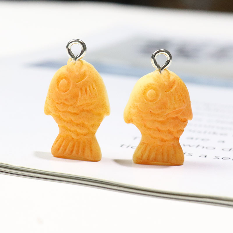 10pcs Kawaii Taiyaki Fish Char - Zinc Food Snacks review and price