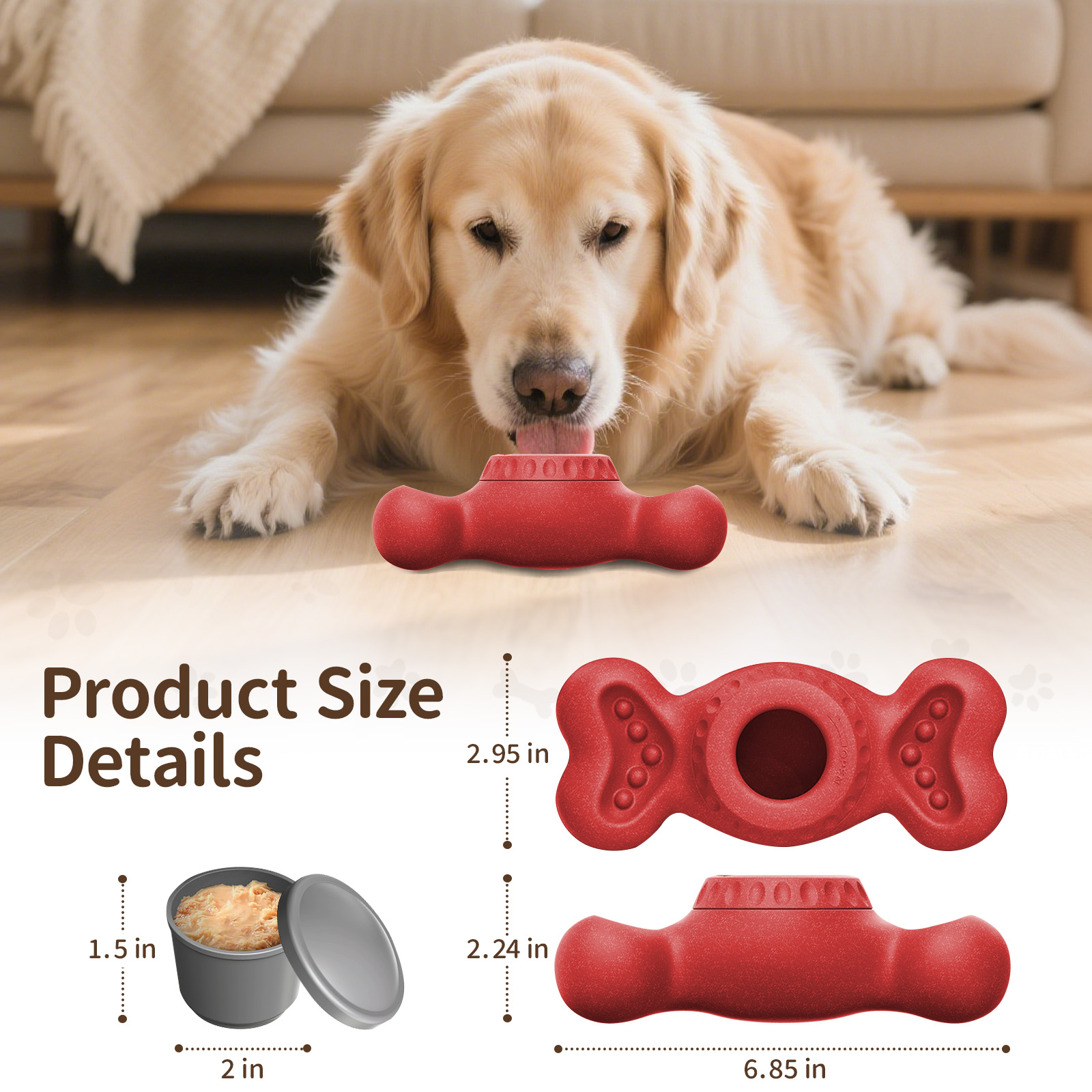 3in1 Chew Toy: Frozen Treat Di - Peanut Butter Snack review and price