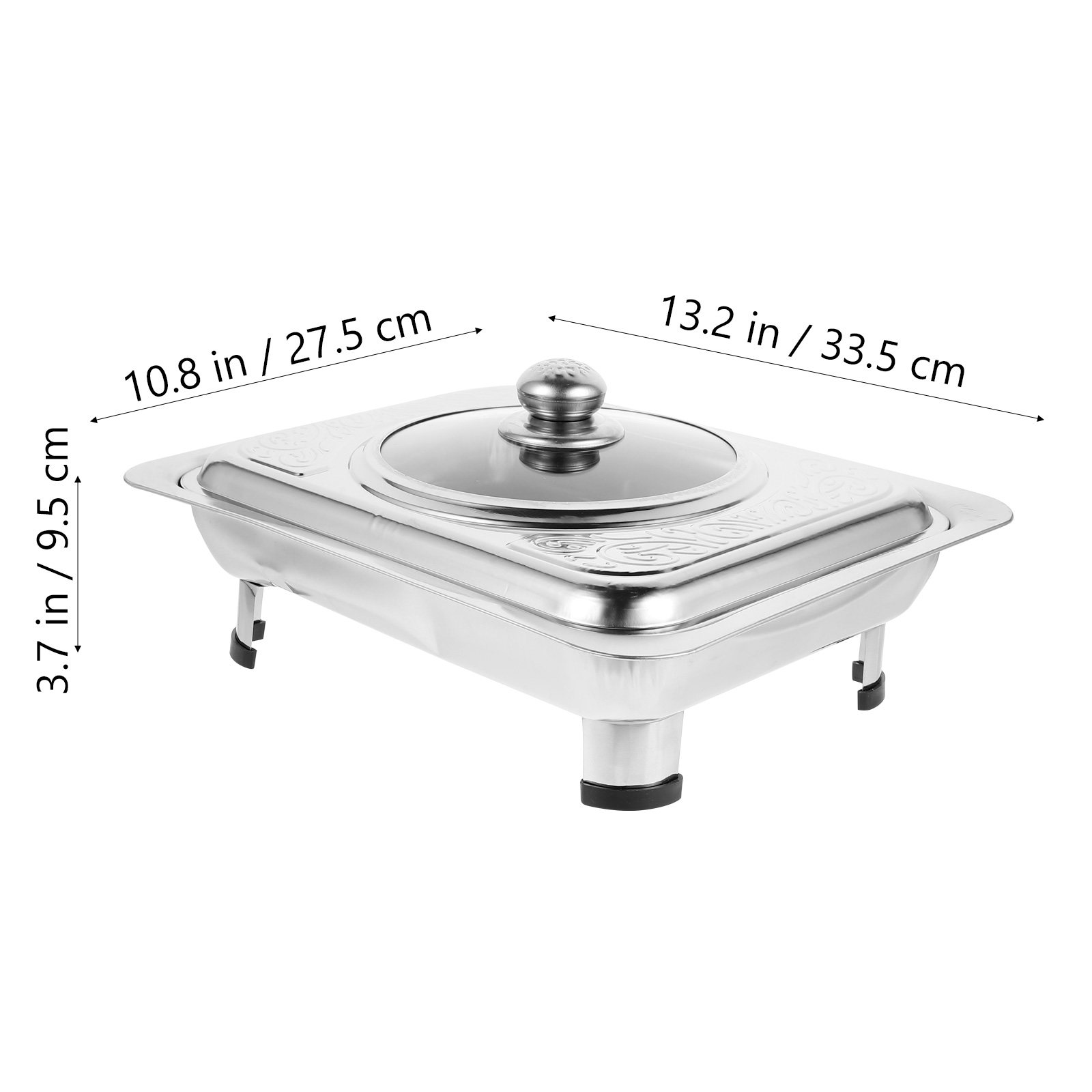 1Pcs Stainless Steel Rectangul - Food Snacks Easy review and price