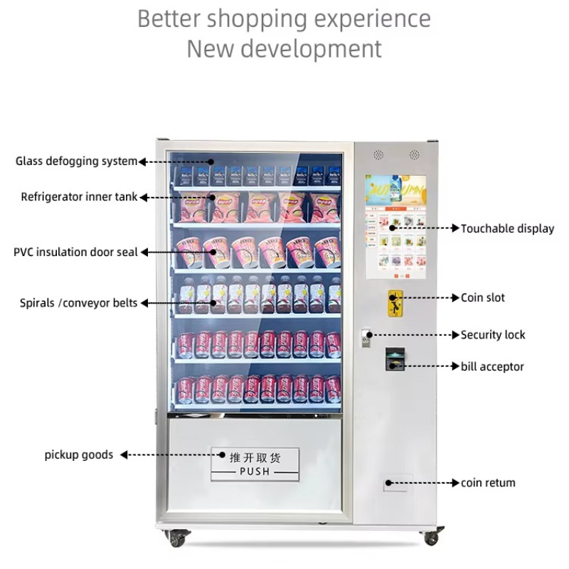 Customized Self Service Snack  - Food Snacks Vending Machine review and price