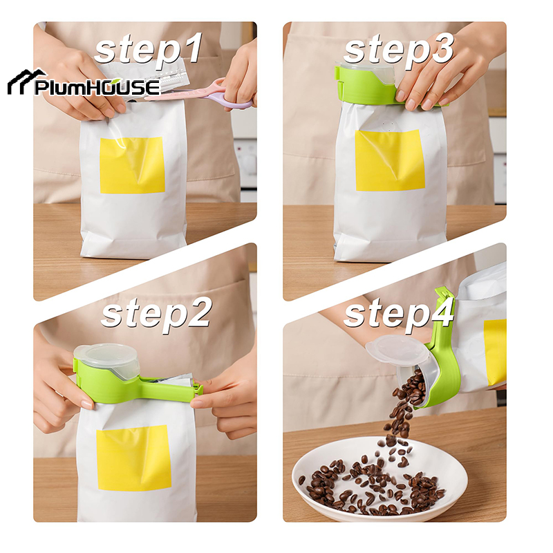 4PCS Food Bag Clips With Pour  - Food Snacks Easy review and price