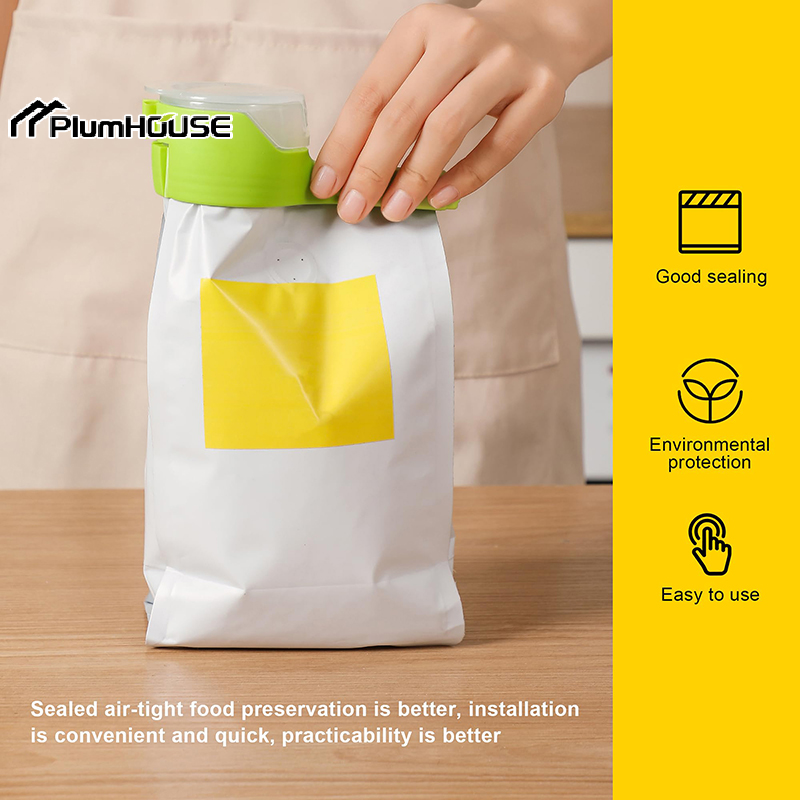 4PCS Food Bag Clips With Pour  - Food Snacks Easy review and price