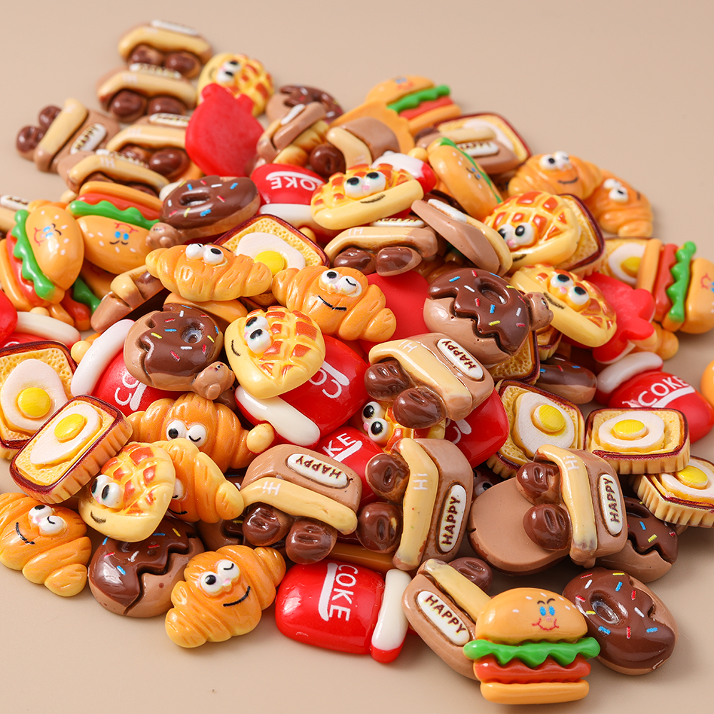 Leslie 15pcs Cute Resin Miniat - Zinc Food Snacks review and price