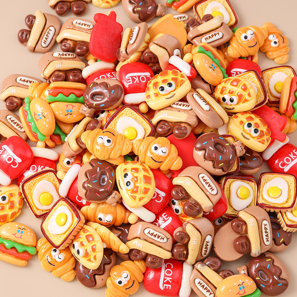 Leslie 15pcs Cute Resin Miniat - Zinc Food Snacks review and price