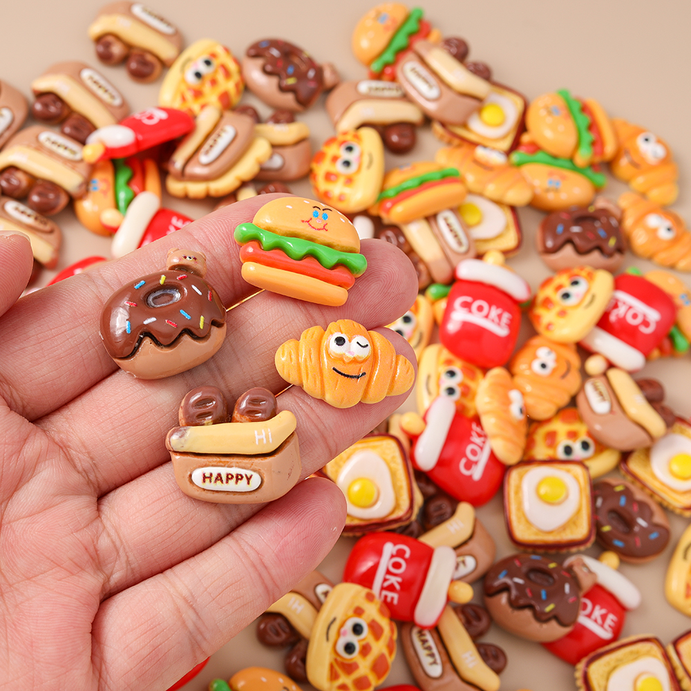 Leslie 15pcs Cute Resin Miniat - Zinc Food Snacks review and price
