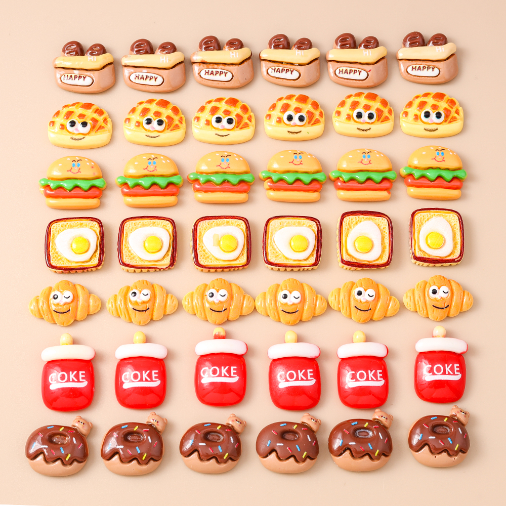 Leslie 15pcs Cute Resin Miniat - Zinc Food Snacks review and price