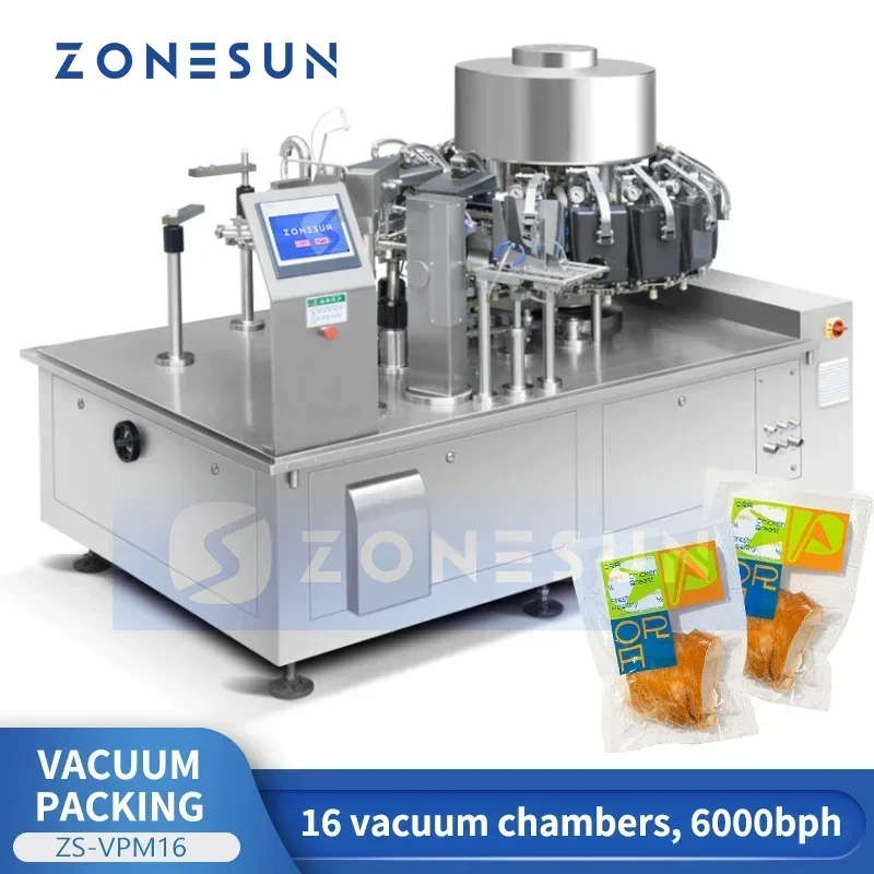 ZONESUN ZS-VPM16 Rotary Vacuum - Snacks Food Usa review and price