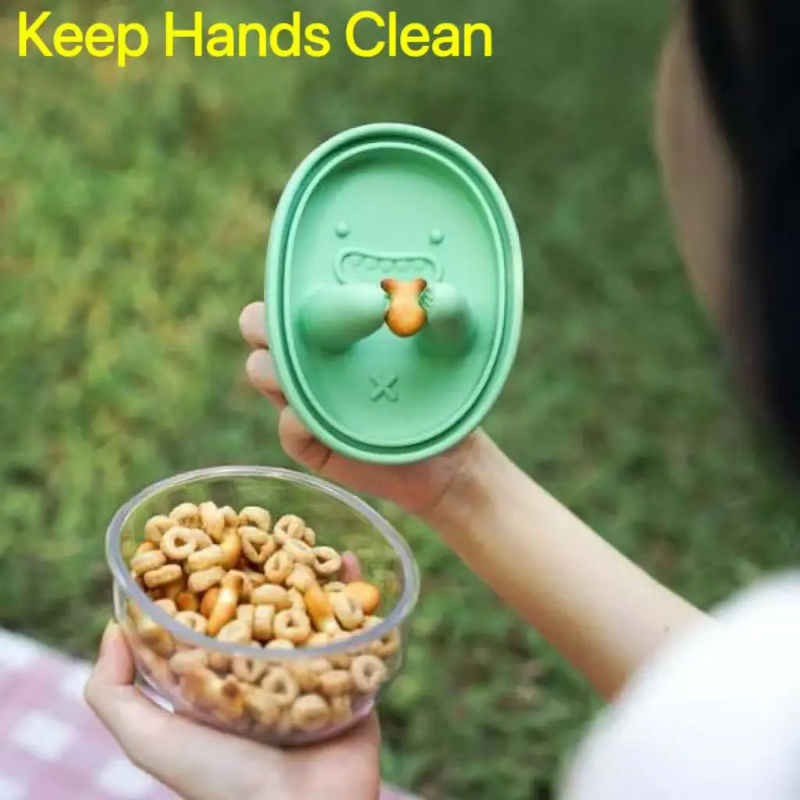 Hands-free snack box, no crumb - Food Snacks Box review and price