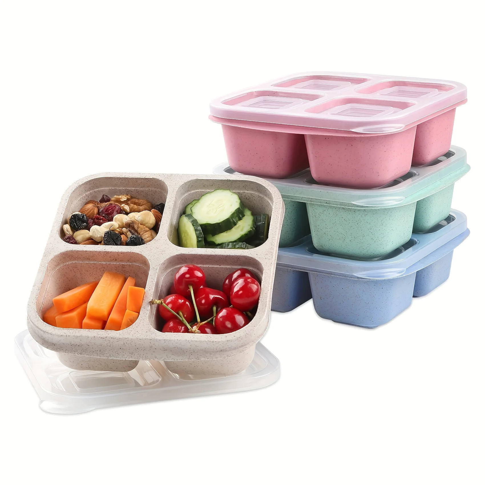Snack Box with Four Transparen - Food Snacks Box review and price