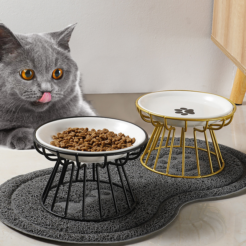 2024 New Pet Ceramic Bowl Iron - Food Snacks Easy review and price