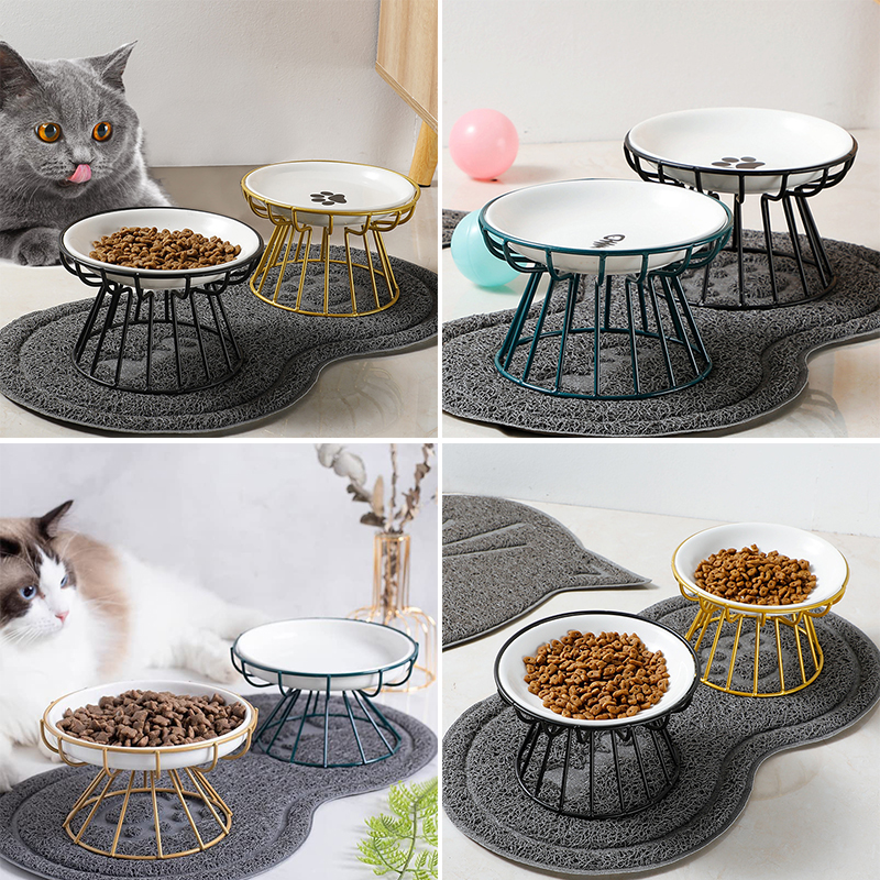 2024 New Pet Ceramic Bowl Iron - Food Snacks Easy review and price