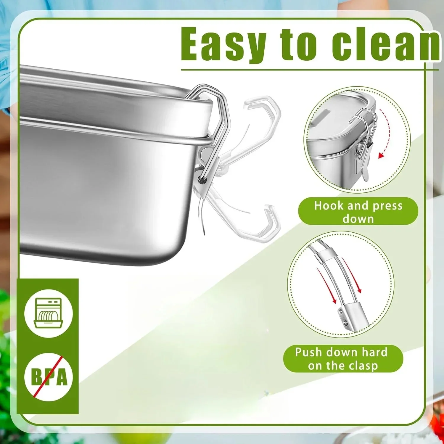 Stainless Steel Bento Box Meta - Food Snacks Box review and price