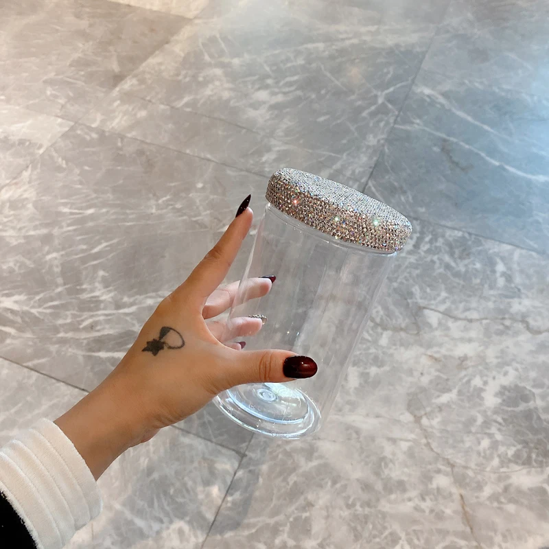 Jars With Lid Rhinestone Cover - Peanut Butter Snack review and price