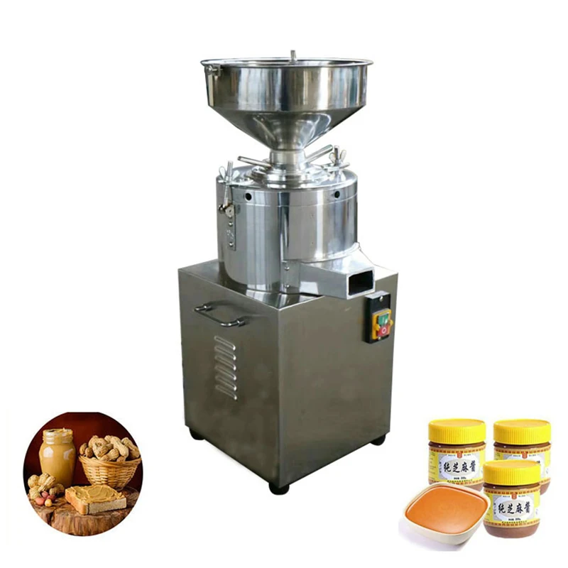 Vertical sesame paste machine  - Peanut Butter Snack review and price