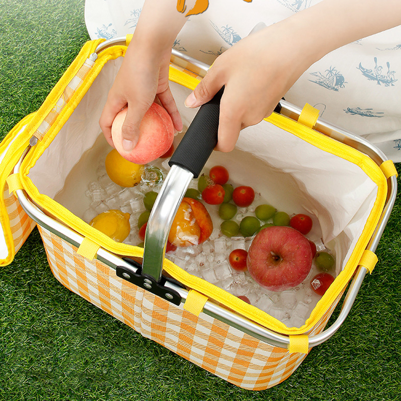 Retro Pastoral Lunch Bag Foldi - Food Snacks For Camping review and price