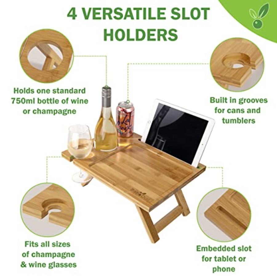 Portable Wine Table a Folding  - Rv Snacks & Food Zone Surat Menu review and price