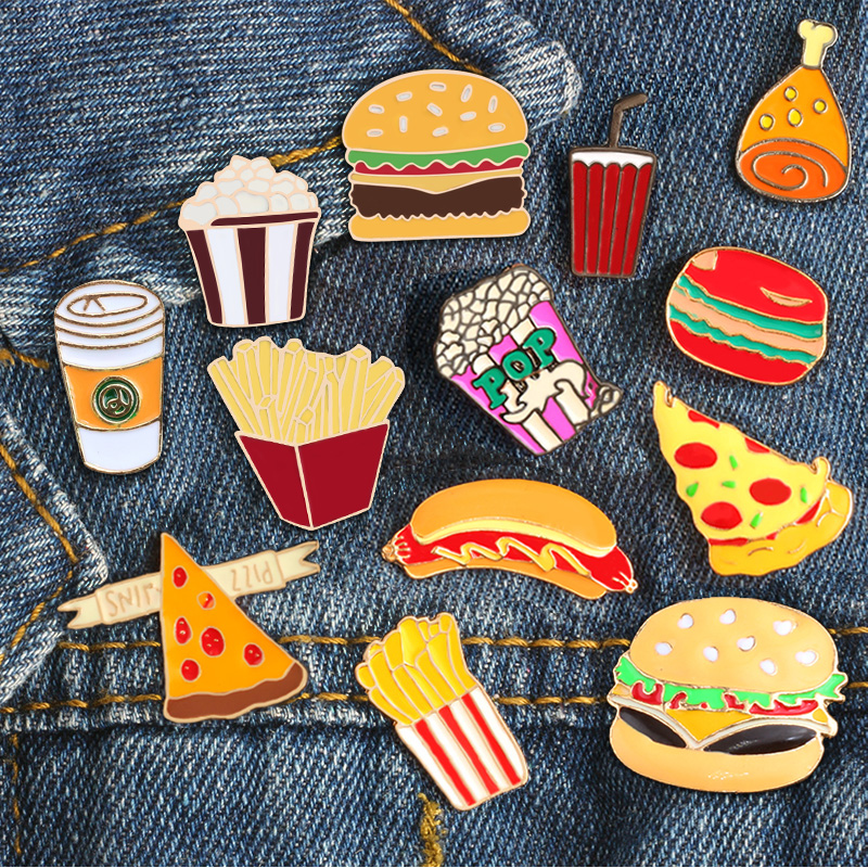 13 Style Snack Brooch Burger P - Zinc Food Snacks review and price