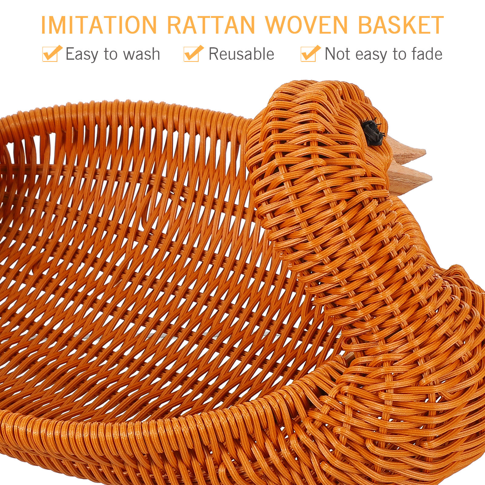 Imitation Rattan Woven Fruit B - Food Snacks Easy review and price