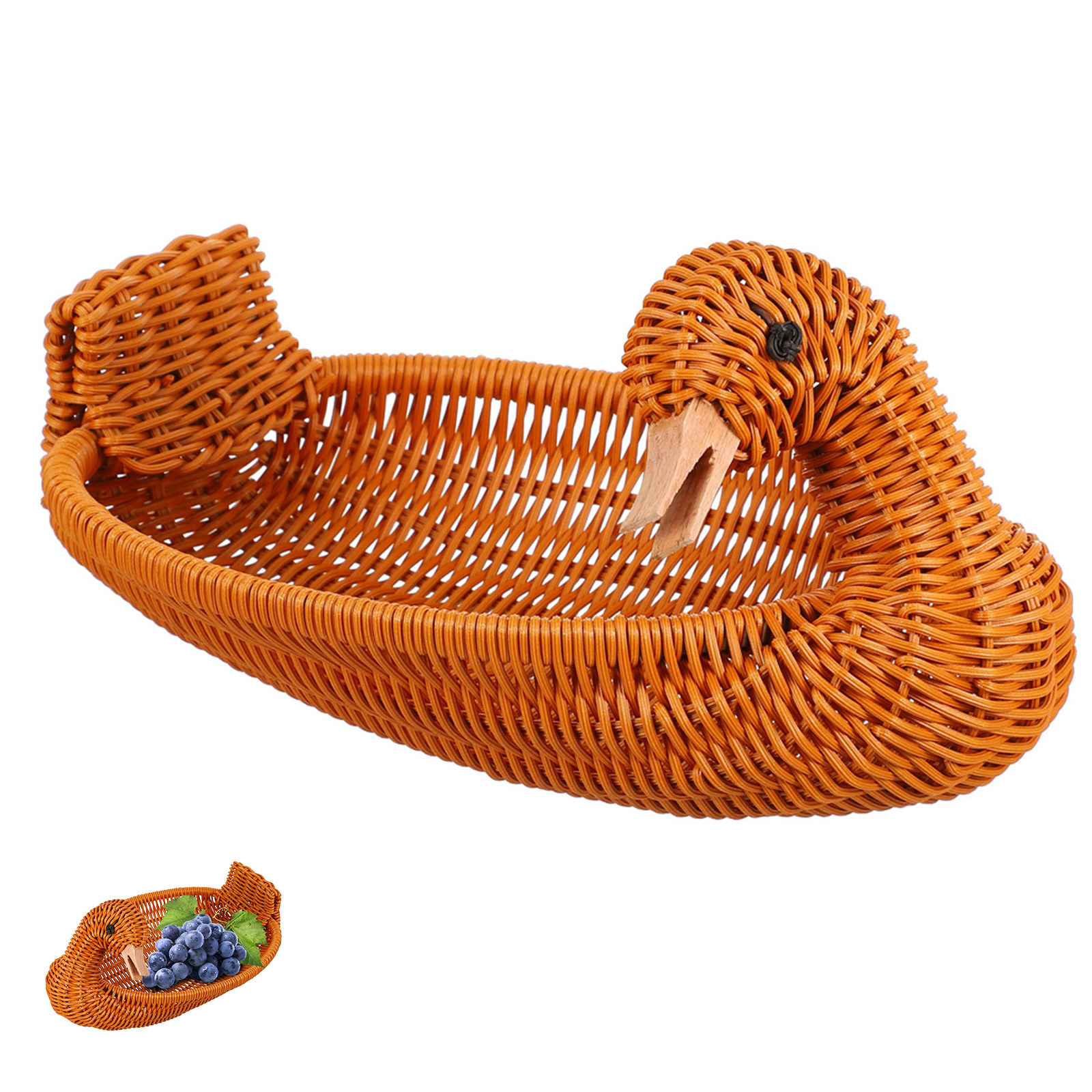 Imitation Rattan Woven Fruit B - Food Snacks Easy review and price