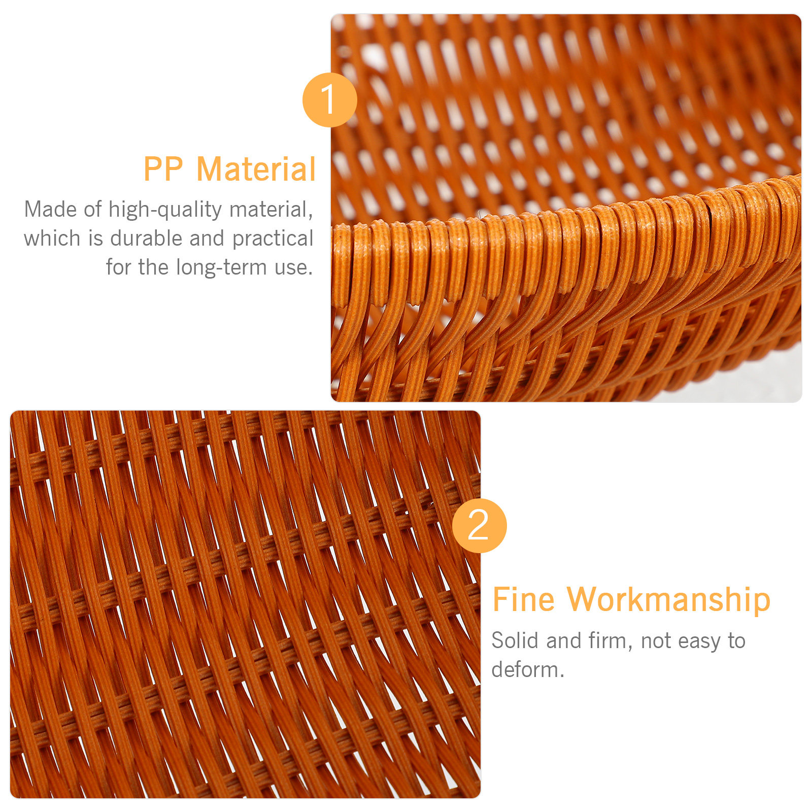 Imitation Rattan Woven Fruit B - Food Snacks Easy review and price