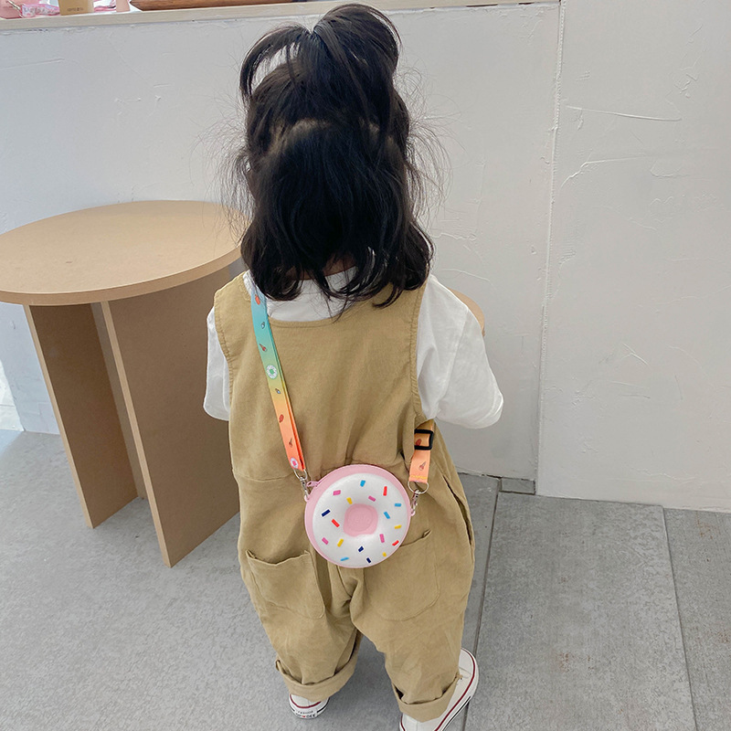 Cute Donut Girl Crossbody Bags - Food Snacks For Kids review and price
