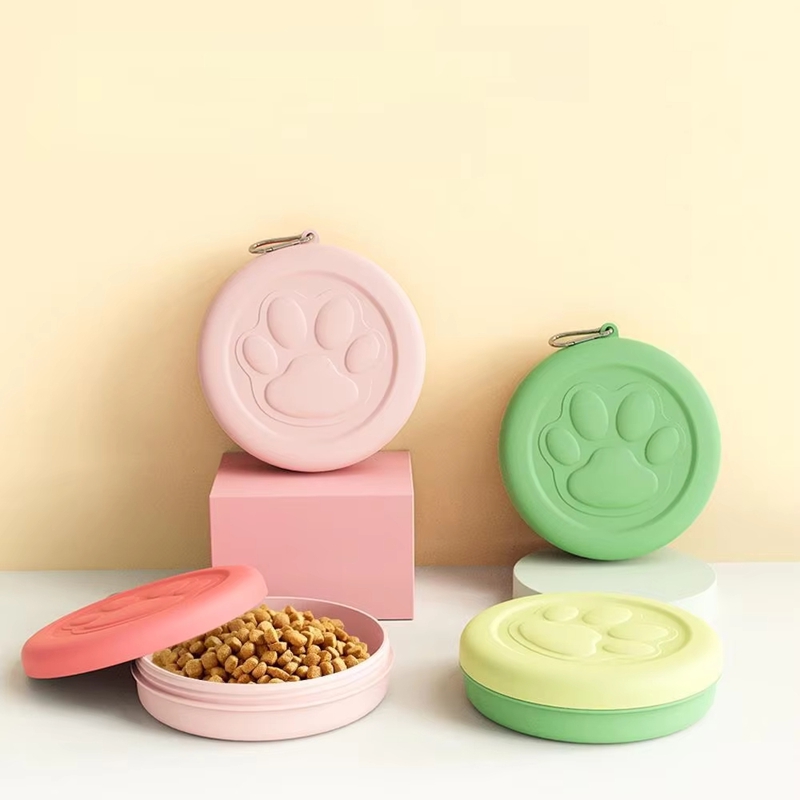 11/14cm2-in-1 Travel Dog Bowl  - Food Snacks For Camping review and price
