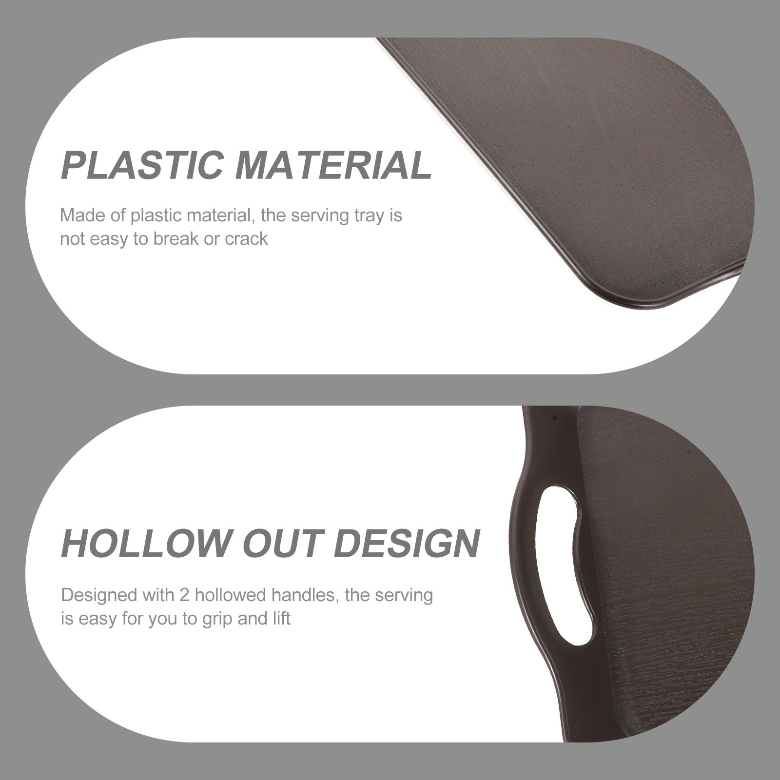 Heavy Duty Plastic Serving Tra - Food Snacks Easy review and price
