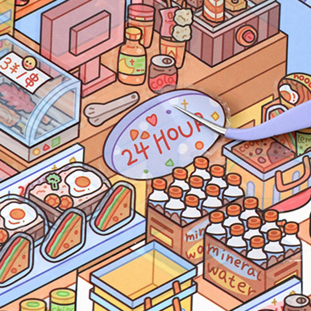 3D Miniature Supermarket Resto - Food Snacks For Kids review and price