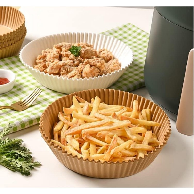 50Pcs Round Air Fryer Disposab - Food Snacks Chips review and price