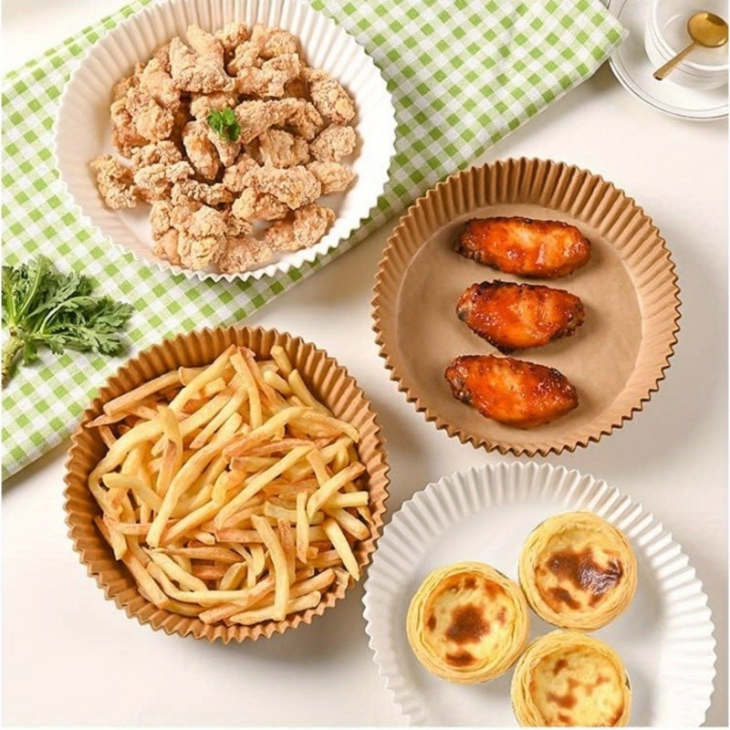 50Pcs Round Air Fryer Disposab - Food Snacks Chips review and price