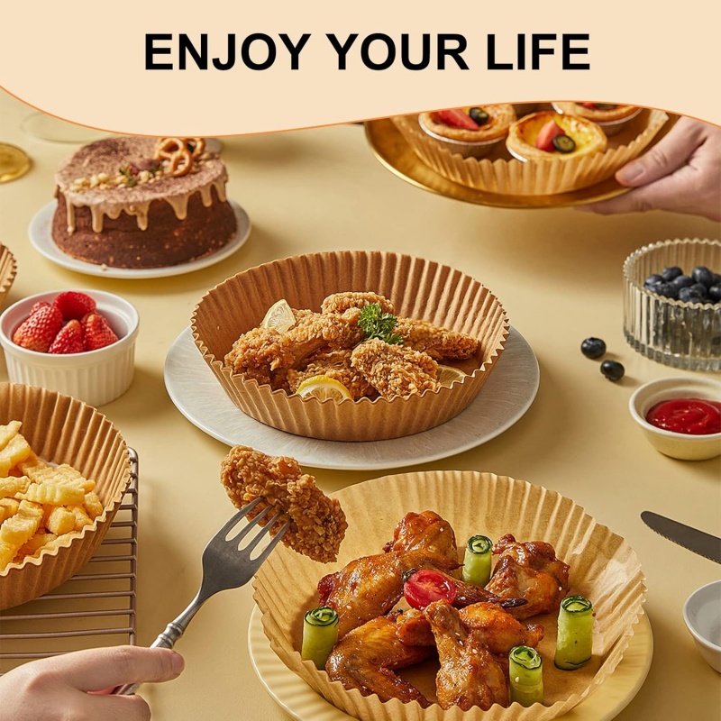 50Pcs Round Air Fryer Disposab - Food Snacks Chips review and price
