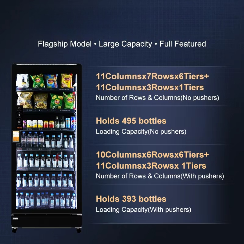 Customized Hot Selling 24 Hour - Food Snacks Vending Machine review and price