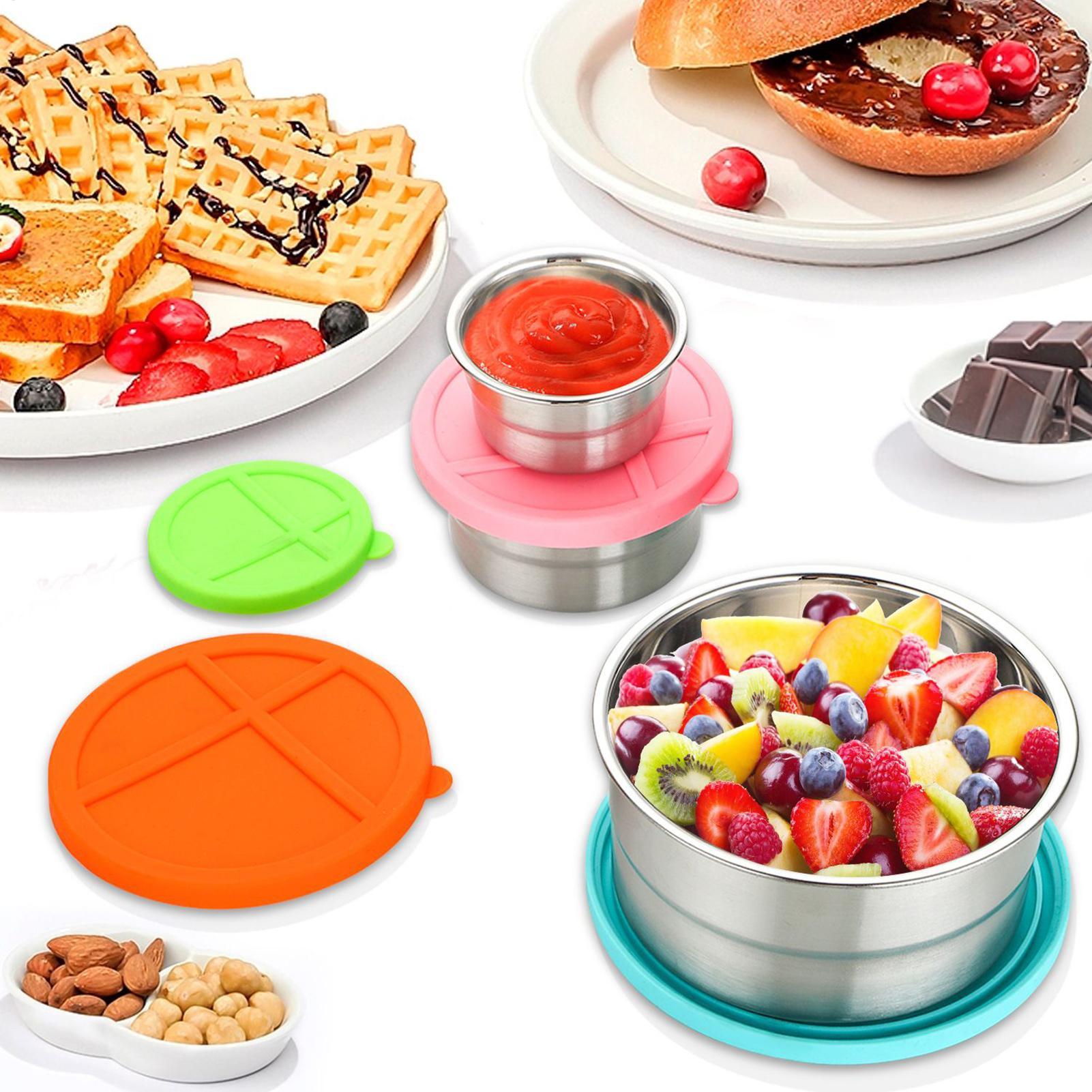 Metal Food Container 5 Pieces  - Food Snacks For Camping review and price