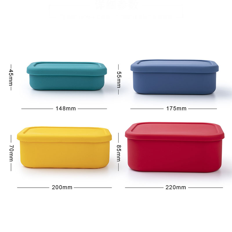 Food-grade Silicone Lunch Box  - Food Snacks Box review and price
