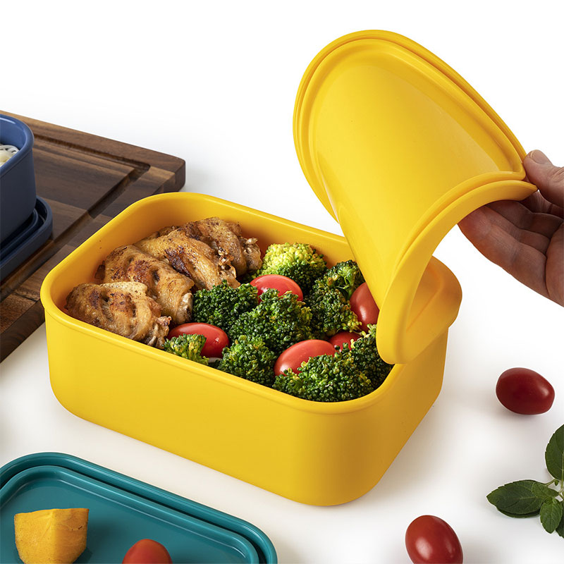 Food-grade Silicone Lunch Box  - Food Snacks Box review and price