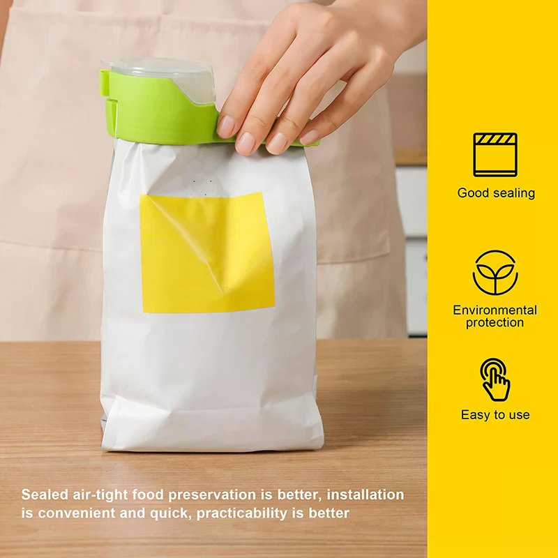 4PCS Food Bag Clips With Pour  - Food Snacks Easy review and price