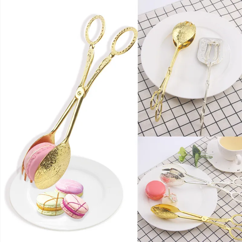 Retro European-style Cake Tong - Zinc Food Snacks review and price