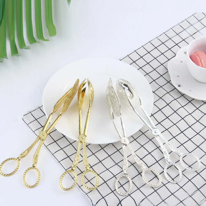 Retro European-style Cake Tong - Zinc Food Snacks review and price