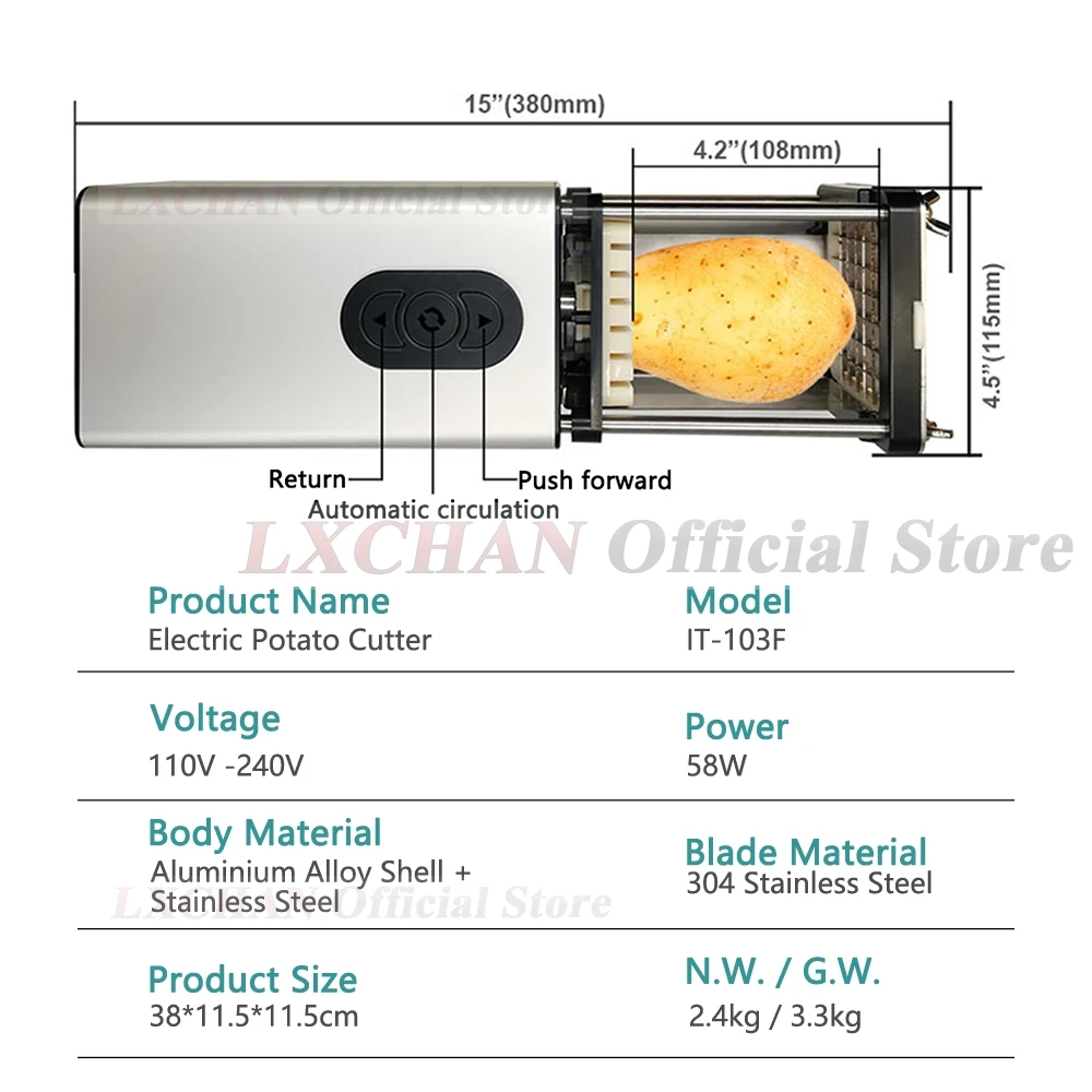 HomeWise Electric Potato Cutte - Food Snacks Chips review and price